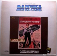 Discos de vinilo: BERNARD HERRMANN - CIUDADANO KANE - LP BELTER 1982 HISTORIA DE LA MÚSICA EN EL CINE N.36 BPY NUEVO
