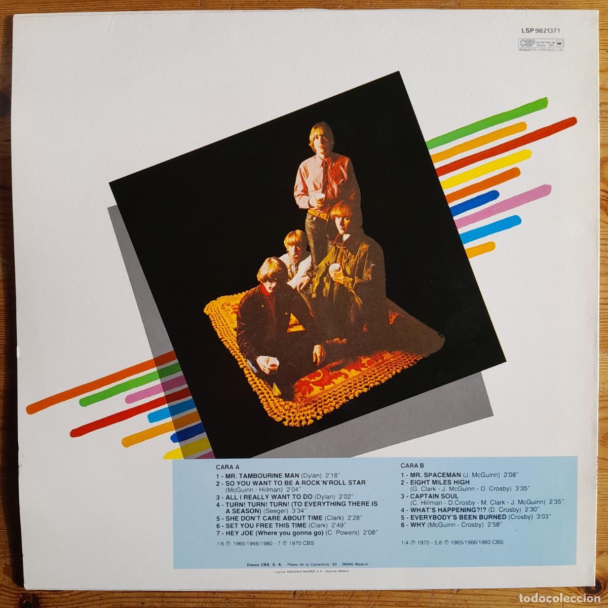 Discos de vinilo: THE BYRDS : THE BYRDS [CBS - ESP 1989] LP/COMP - Foto 2