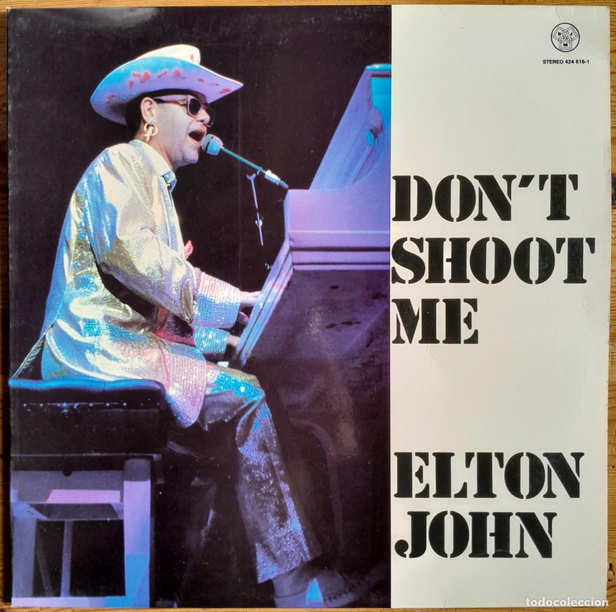 Discos de vinilo: ELTON JOHN : DONT SHOOT ME [DJM - ESP 1990] LP - Foto 1