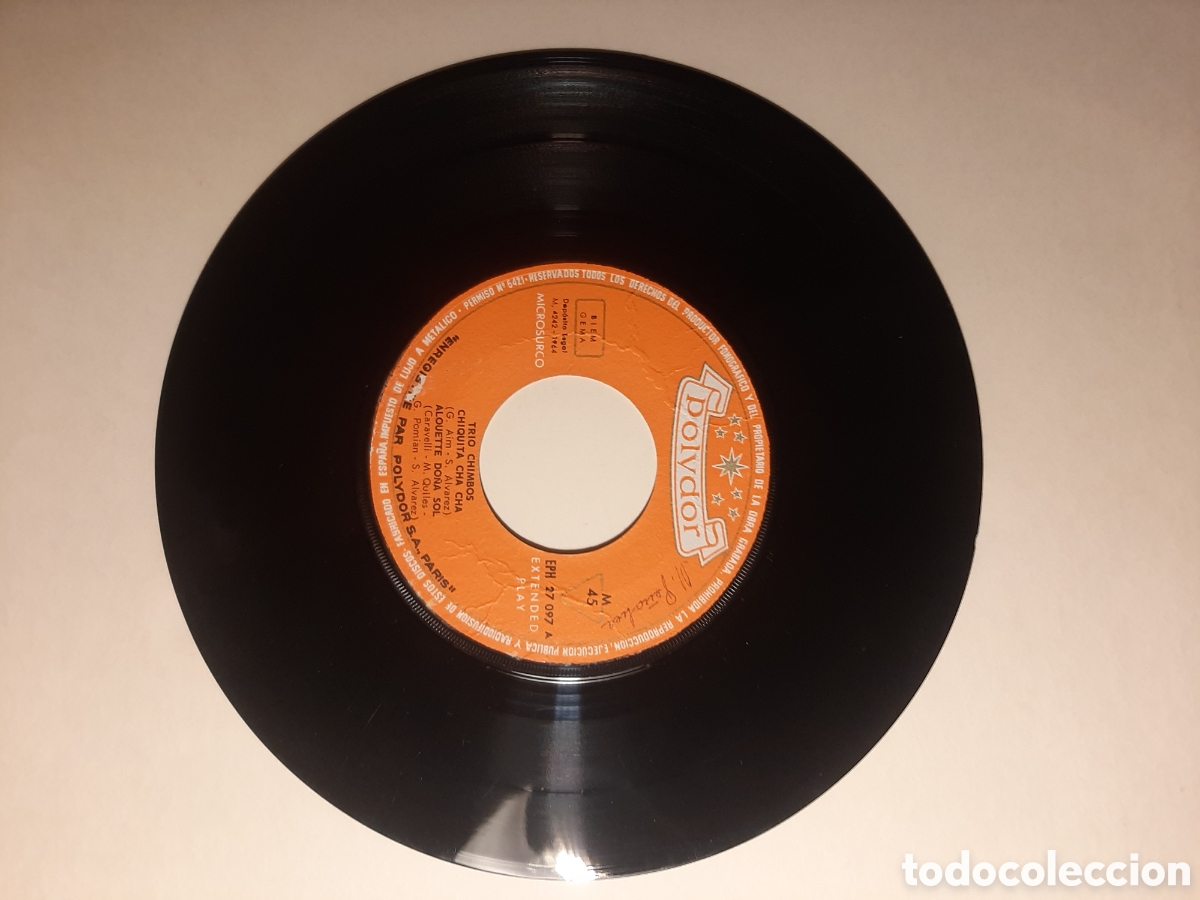Discos de vinilo: Los Chimbos - ep 1964 - Foto 3