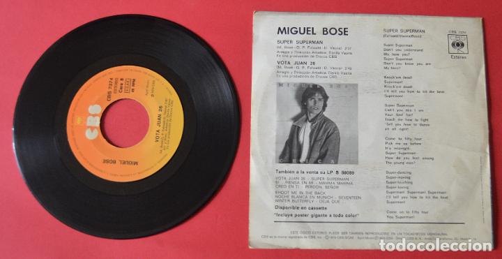 Discos de vinilo: MIGUEL BOSE - SUPER SUPERMAN - Foto 2