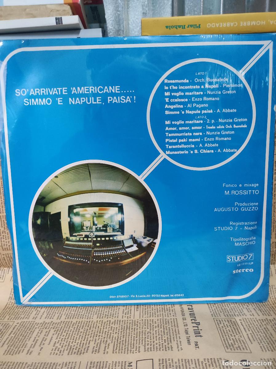 Discos de vinilo: So Arrivate Americane.. Simmo E Napule, Paisa - Foto 2
