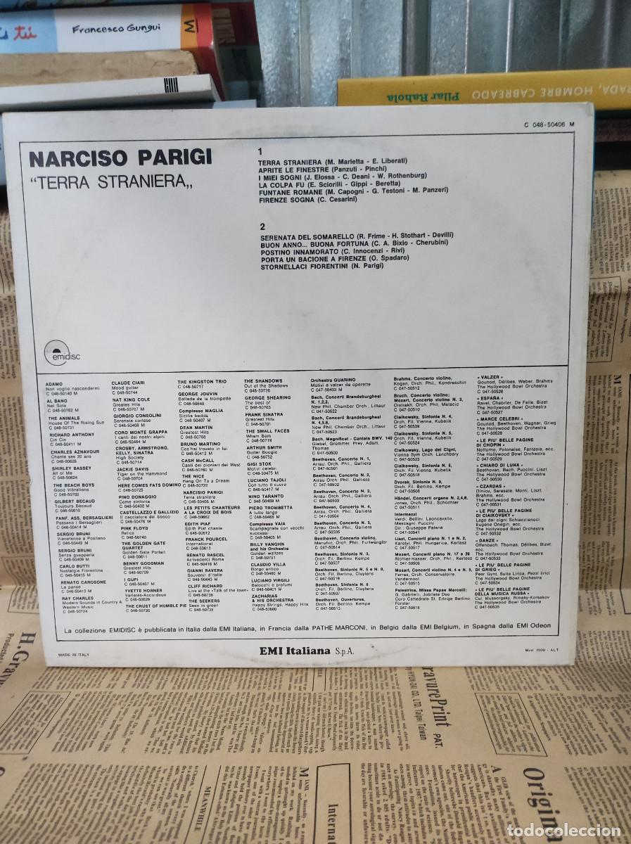 Discos de vinilo: Narciso Parigi &ndash; Terra Straniera - Foto 2