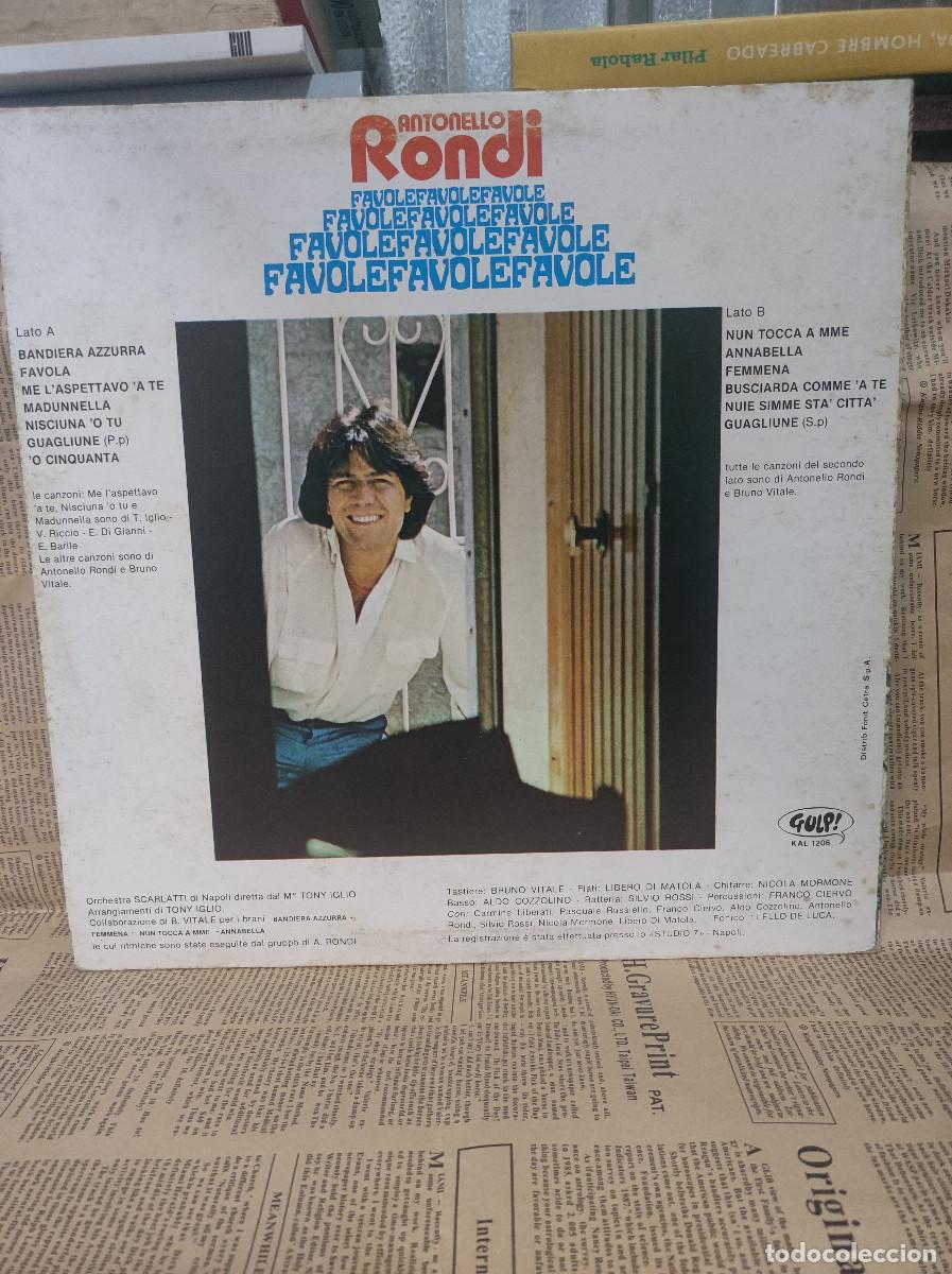 Discos de vinilo: ANTONELLO RONDI FAVOLE - Foto 2