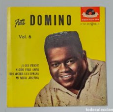 Discos de vinilo: EP FATS DOMINO - VOL.6 A QUE PRECIO/+3 (ESPAÑA - POLYDOR - 1961) COMO NUEVO IMPECABLE!!