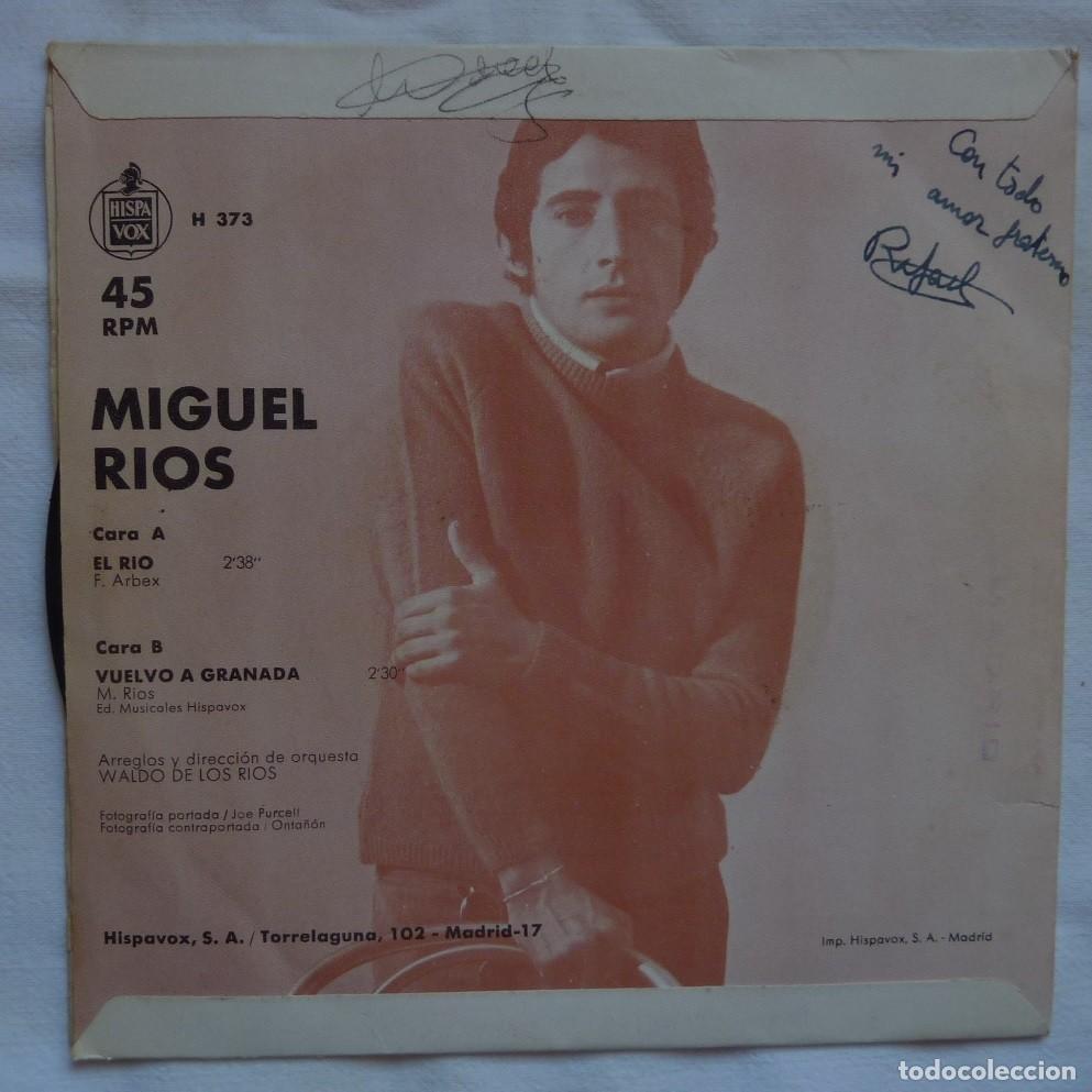 Discos de vinilo: MIGUEL RIOS // EL RIO // 1968 // SINGLE - Foto 2