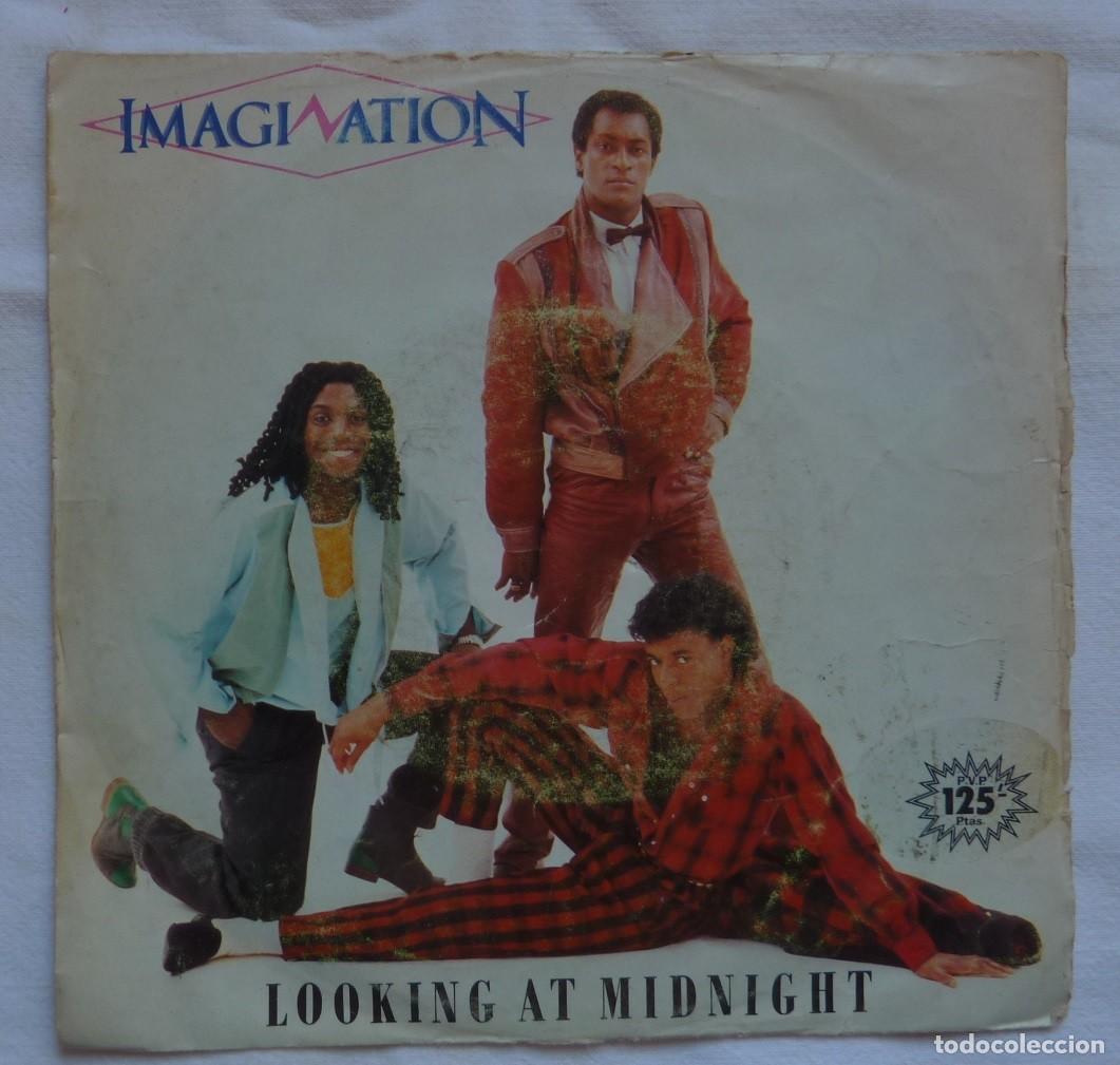 Discos de vinilo: IMAGINATION // LOOKING AT MIDNIGHT // 1983 // SINGLE - Foto 1