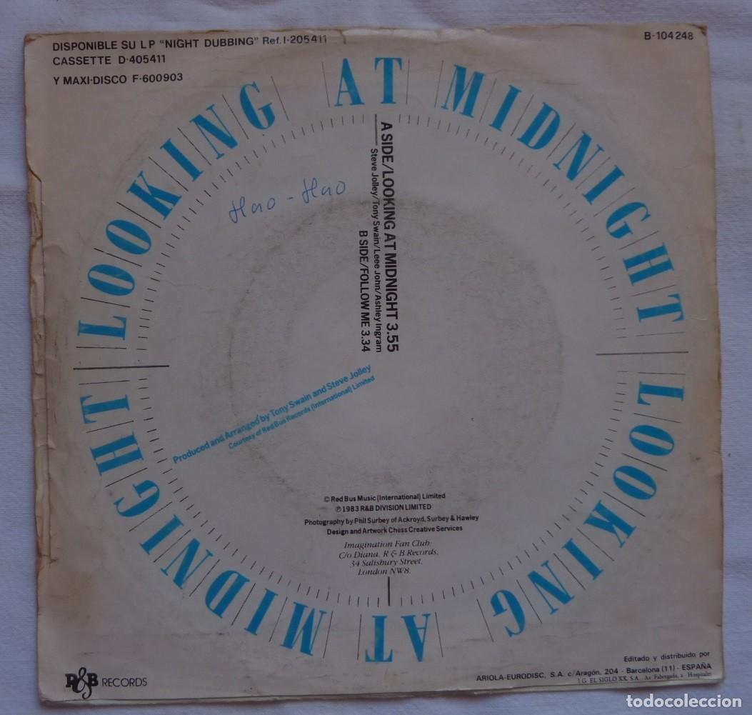 Discos de vinilo: IMAGINATION // LOOKING AT MIDNIGHT // 1983 // SINGLE - Foto 2