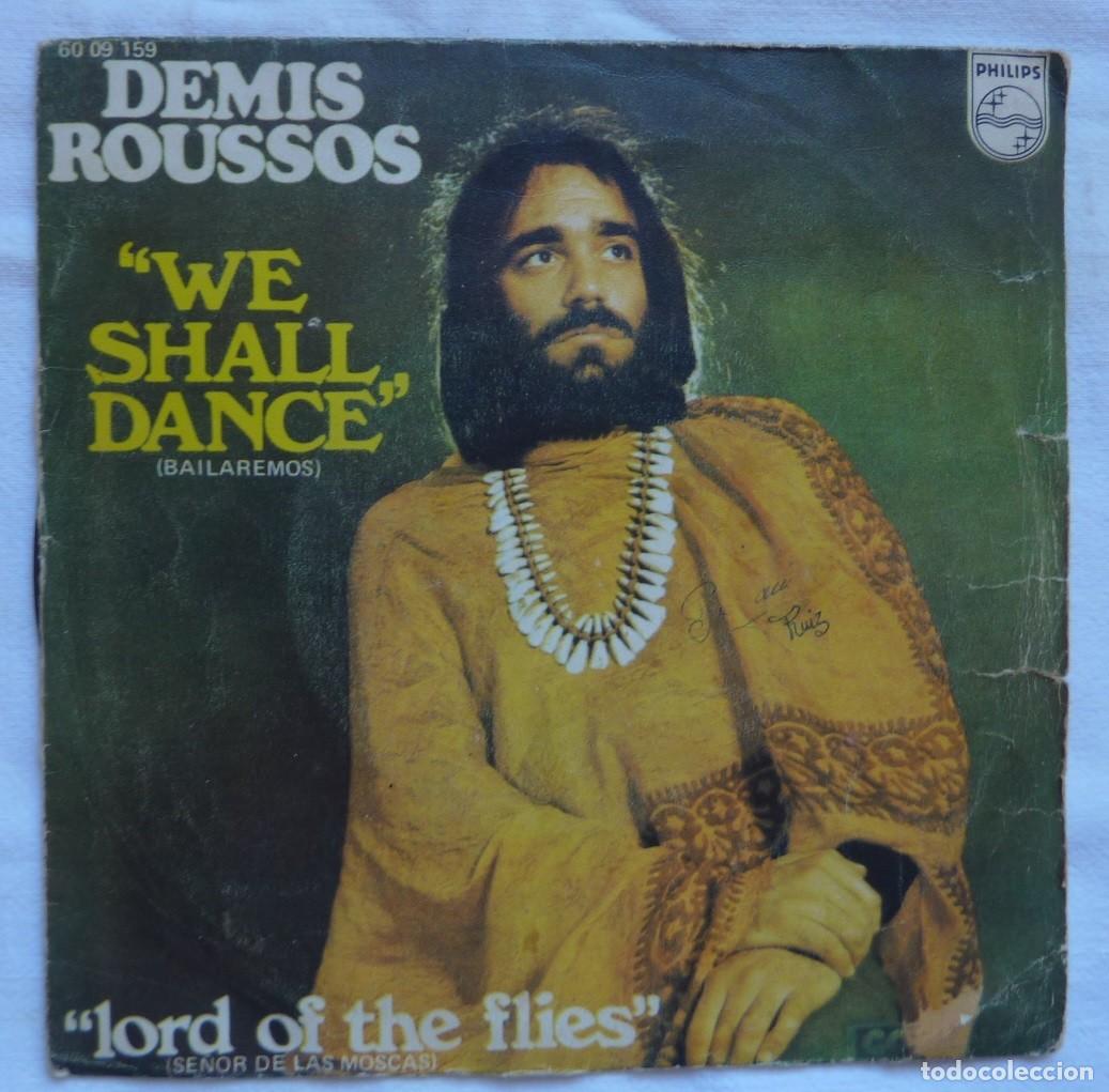 Discos de vinilo: DEMIS ROUSSOS // WE SHALL DANCE // SINGLE - Foto 1