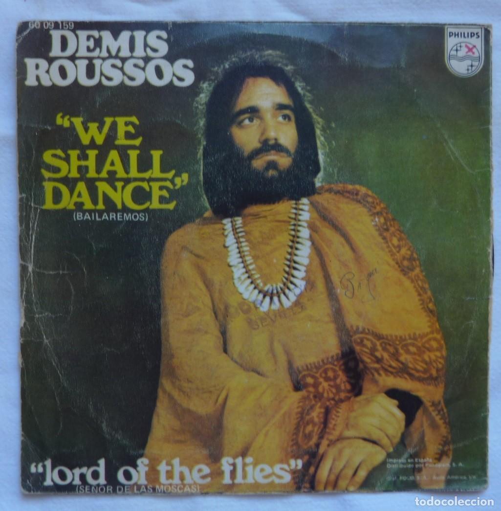 Discos de vinilo: DEMIS ROUSSOS // WE SHALL DANCE // SINGLE - Foto 2