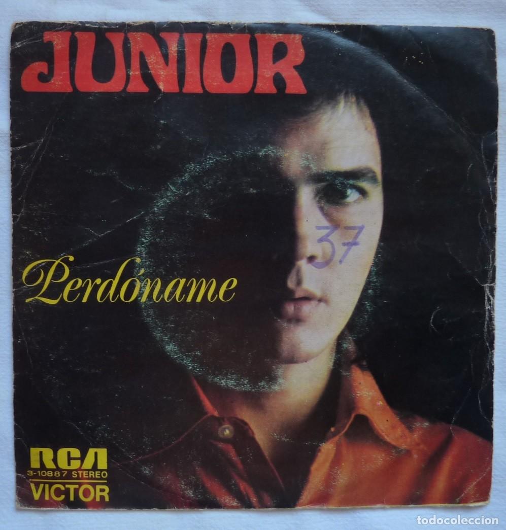 Discos de vinilo: JUNIOR // PERDONAME // 1973 // SINGLE - Foto 1
