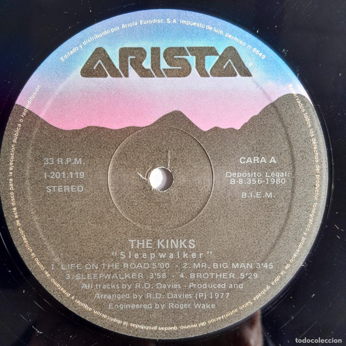 Discos de vinilo: THE KINKS : SLEEPWALKER [ARISTA - ESP 1980] LP - Foto 3