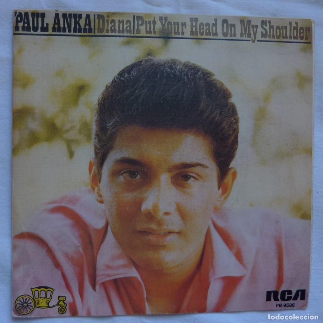 Discos de vinilo: PAUL ANKA // DIANA // 1984 // SINGLE - Foto 2