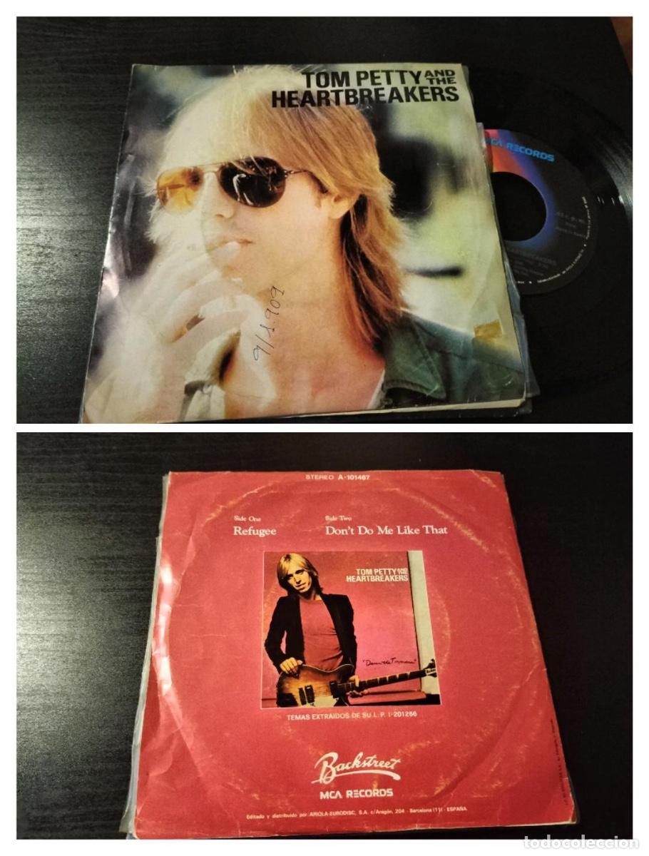 Discos de vinilo: TOM PETTY - REFUGEE 7&rdquo; SINGLE MCA 1980 - ROCK - Foto 1