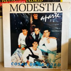 Discos de vinilo: MODESTIA APARTE ‎– COSAS DE LA EDAD. DISCO VINILO. ESTADO VG+/VG+.1990.R