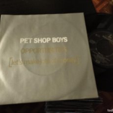 Discos de vinilo: PET SHOP BOYS - OPPORTUNITIES 7” SINGLE ALEMANIA PARLOPHONE 1986 SYNTH POP
