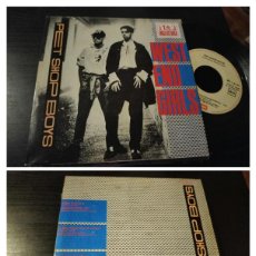 Discos de vinilo: PET SHOP BOYS - WEST END GIRLS 7” SINGLE EMI 1985 SYNTH POP