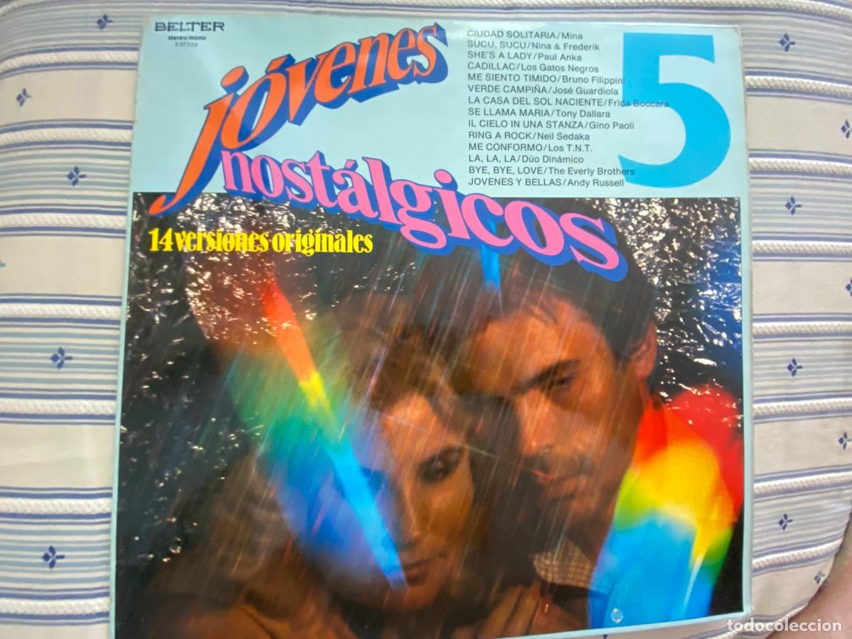 Discos de vinilo: LP JOVENES NOSTALGICOS-5-VARIOS - Foto 1