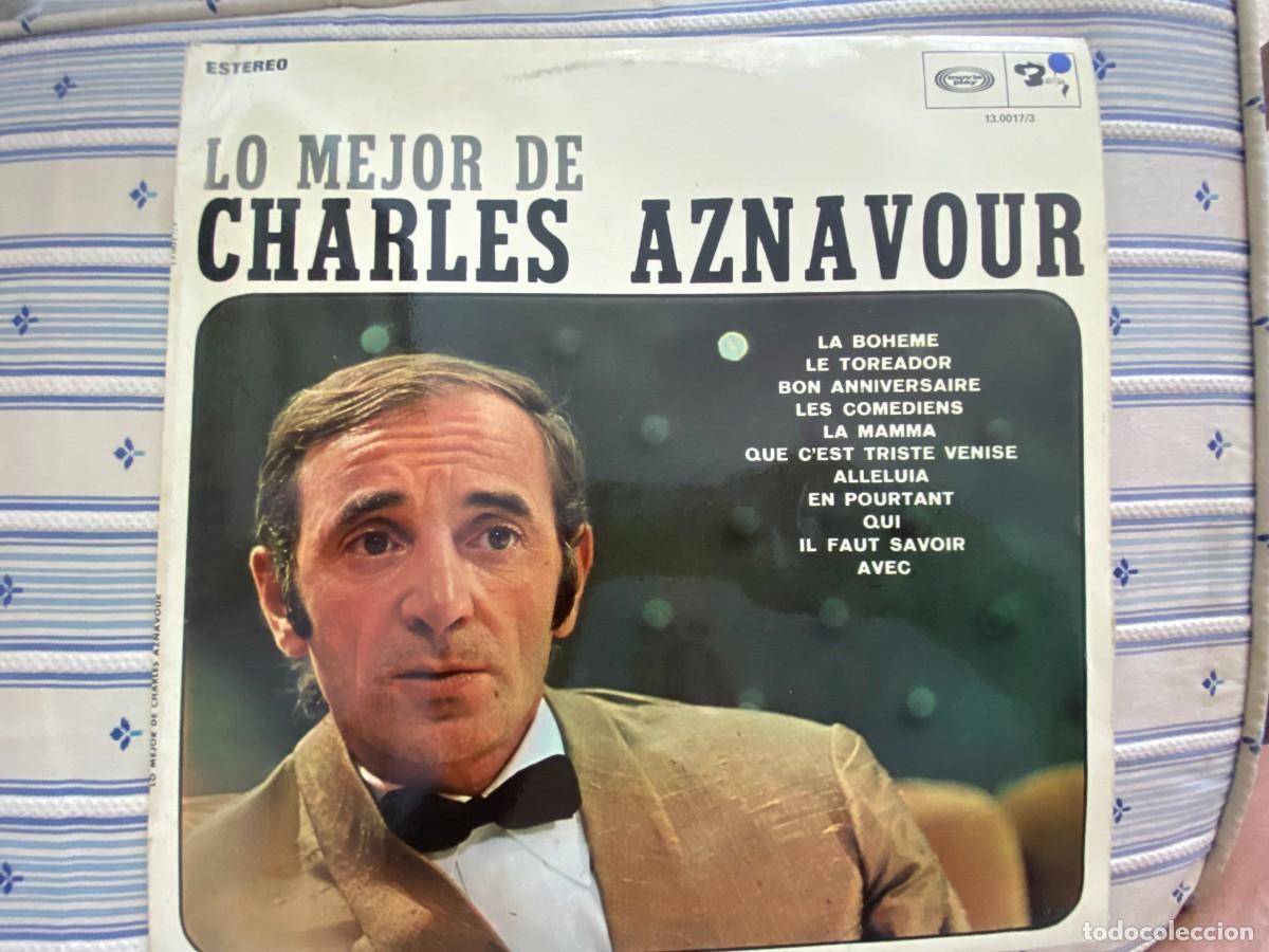 Discos de vinilo: LP CHARLES AZNAVOUR-LO MEJOR DE - Foto 1