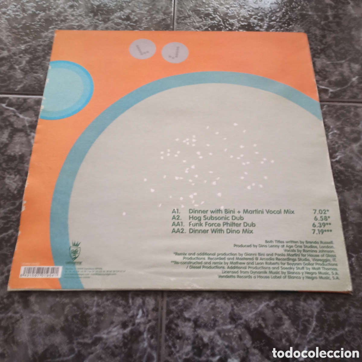 Discos de vinilo: Lenny & Johnson - Dinner With Gershwin (12&rdquo;) - Foto 2