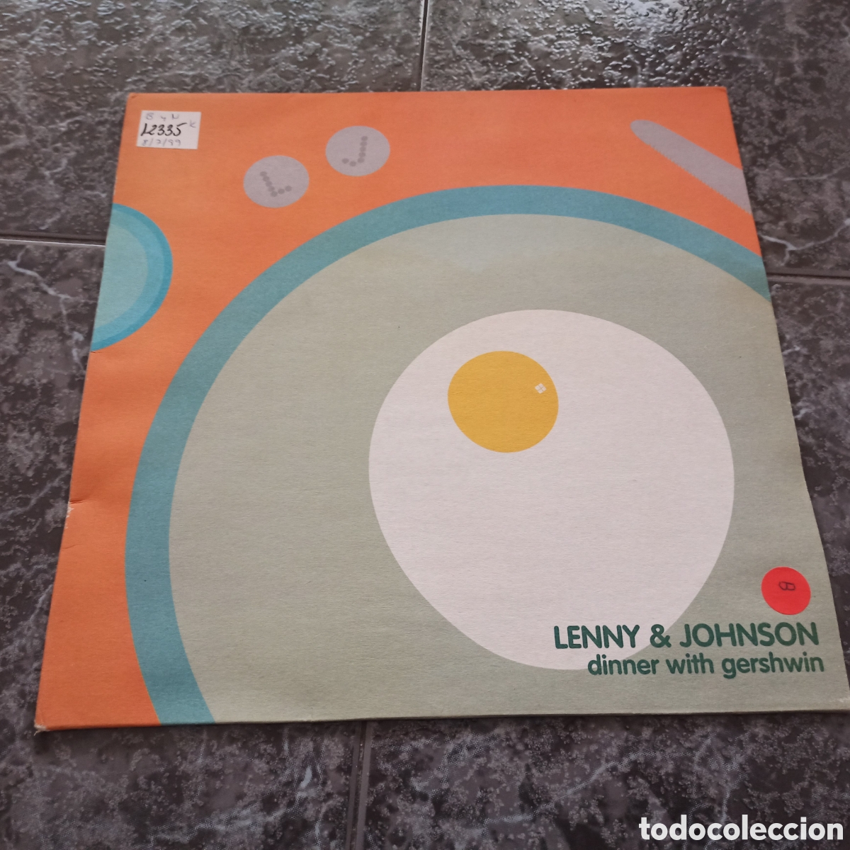 Discos de vinilo: Lenny & Johnson - Dinner With Gershwin (12&rdquo;) - Foto 1