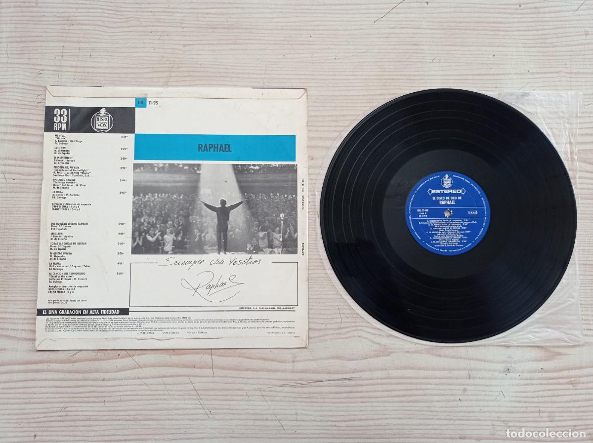 Discos de vinilo: Raphael - El Disco De Oro De Raphael LP - Foto 2