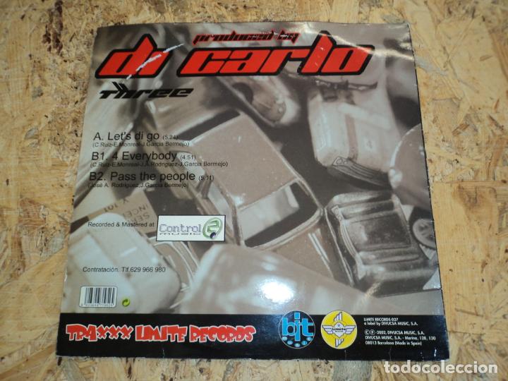 Discos de vinilo: DI CARLO - THREE - Foto 2