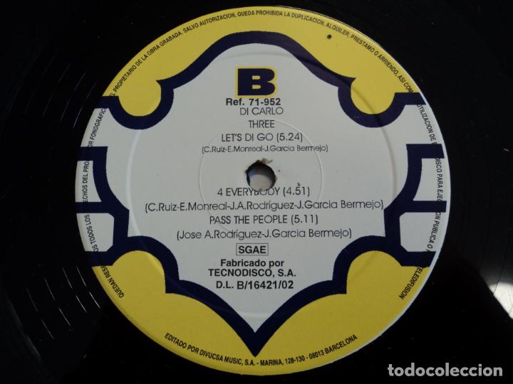 Discos de vinilo: DI CARLO - THREE - Foto 3