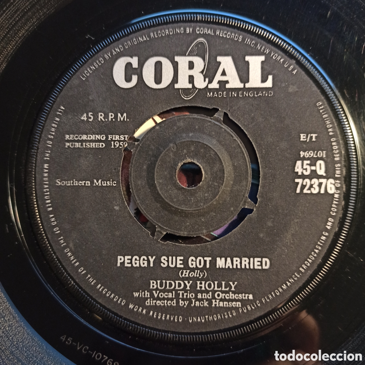 Discos de vinilo: Buddy Holly &ndash; Peggy Sue Got Married - Foto 1