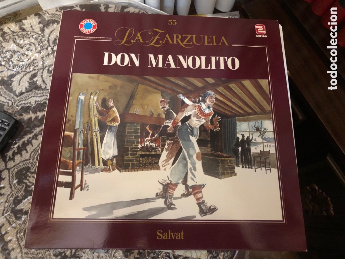 Discos de vinilo: Zarzuela Don Manolito. N&uacute;mero 55