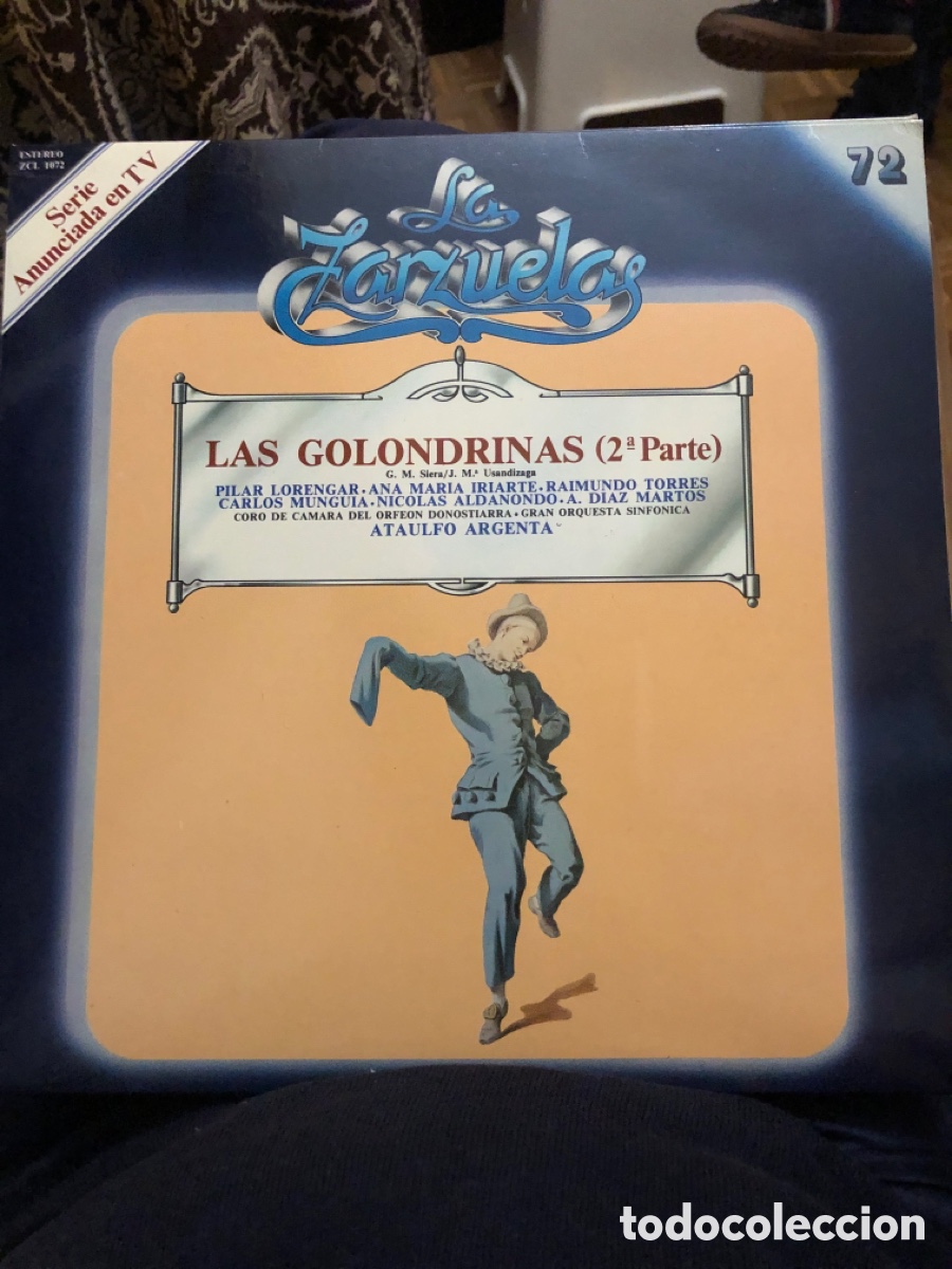 Discos de vinilo: La Zarzuela. Las Golondrinas 1y2 parte - Foto 2