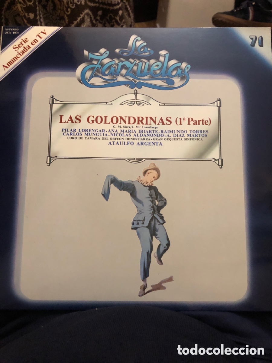 Discos de vinilo: La Zarzuela. Las Golondrinas 1y2 parte - Foto 1