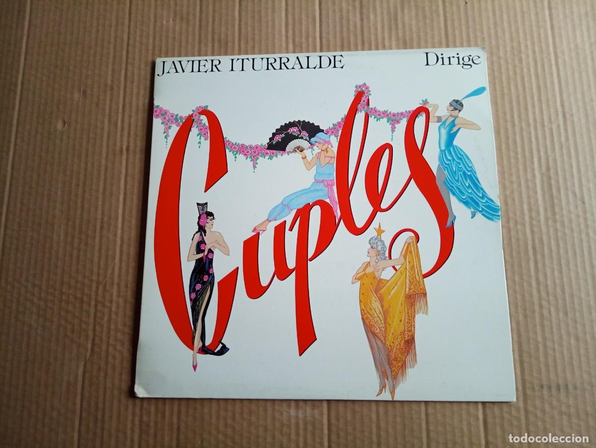 Discos de vinilo: JAVIER ITURRALDE - DIRIGE CUPLES LP 1987 FOLK - Foto 1