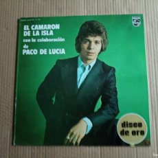Discos de vinilo: CAMARON DE LA ISLA & PACO DE LUCIA - DISCO DE ORO LP 1976
