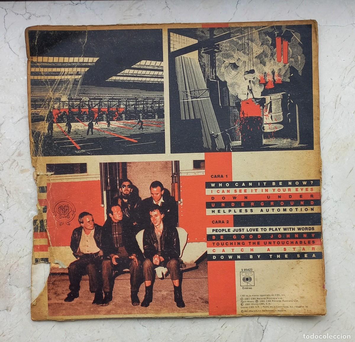 Discos de vinilo: Lp Men At Work promocional Espa&ntilde;a 1981 - Foto 4