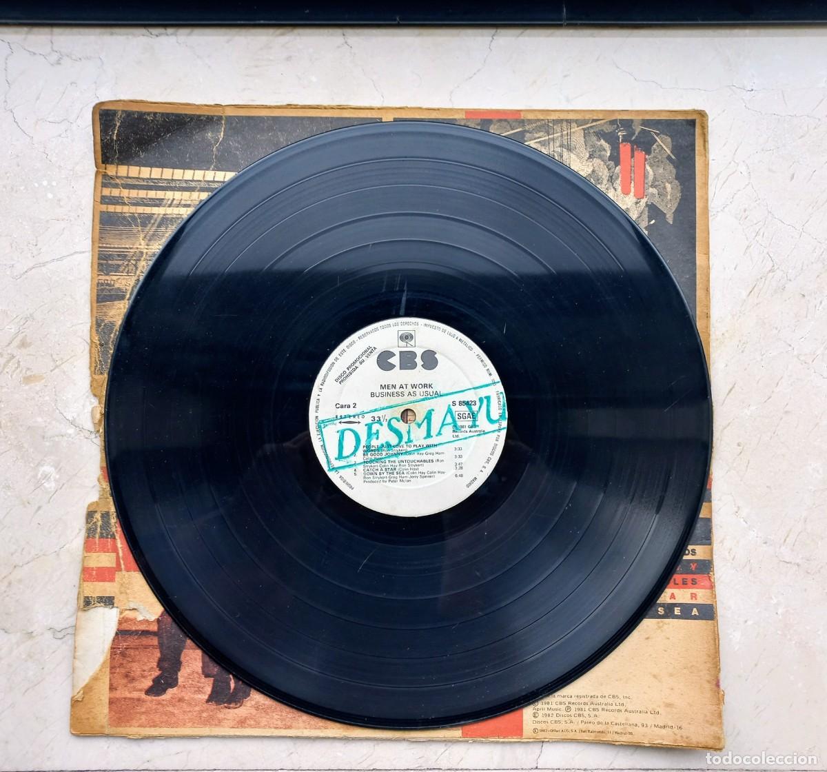 Discos de vinilo: Lp Men At Work promocional Espa&ntilde;a 1981 - Foto 8