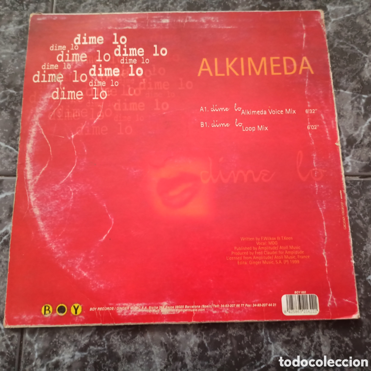 Discos de vinilo: Alkimeda - Dime Lo (12&rdquo;) - Foto 2