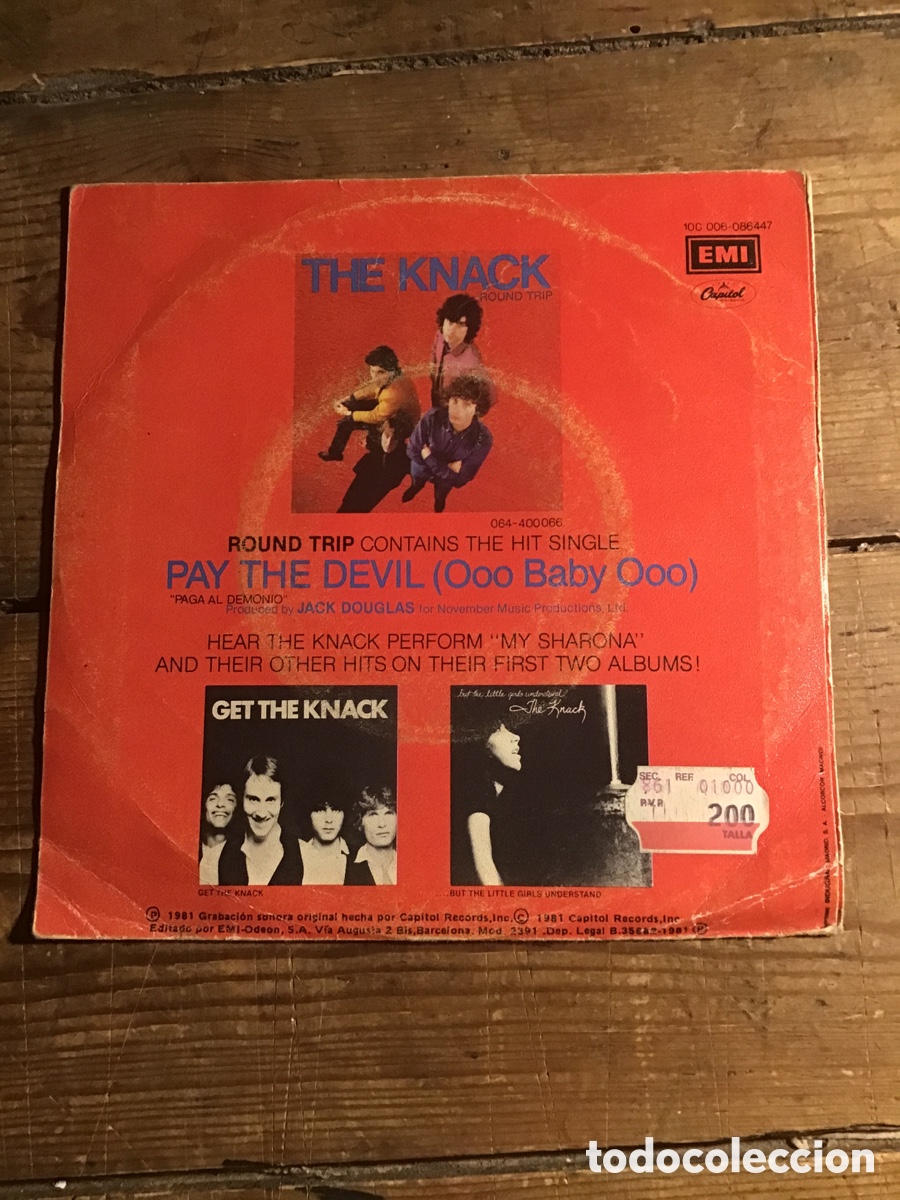 Discos de vinilo: The Knack Pay The Devil - Foto 2