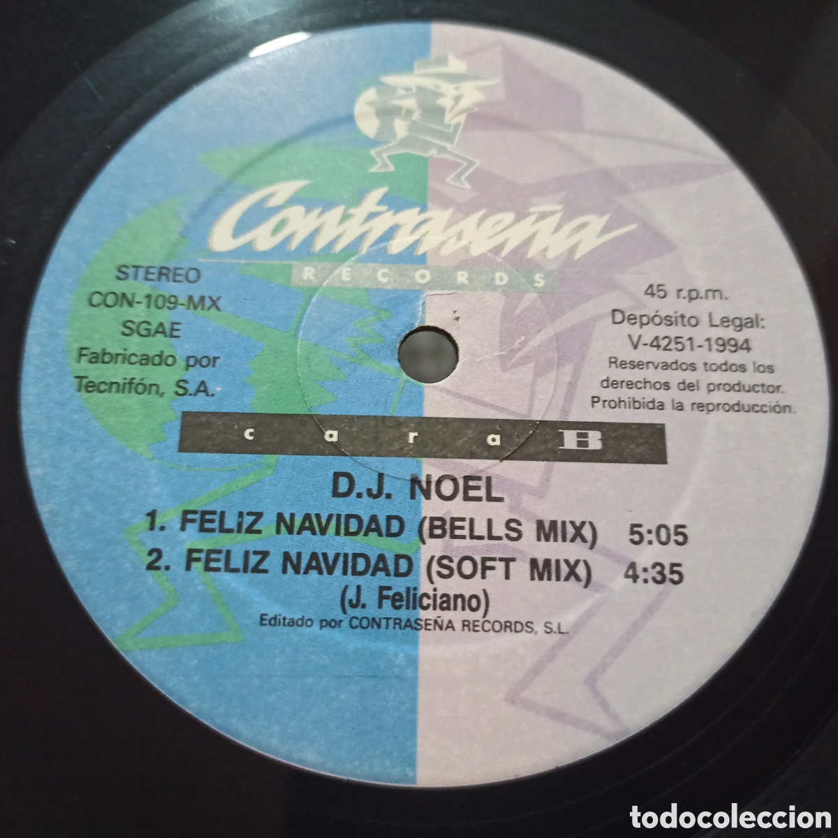 Discos de vinilo: DJ Noel - Feliz Navidad (12&rdquo;) - Foto 2