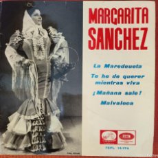 Discos de vinilo: MARGARITA SÁNCHEZ EP SELLO LA VOZ DE SU AMO EDITADO EN ESPAÑA AÑO 1965...