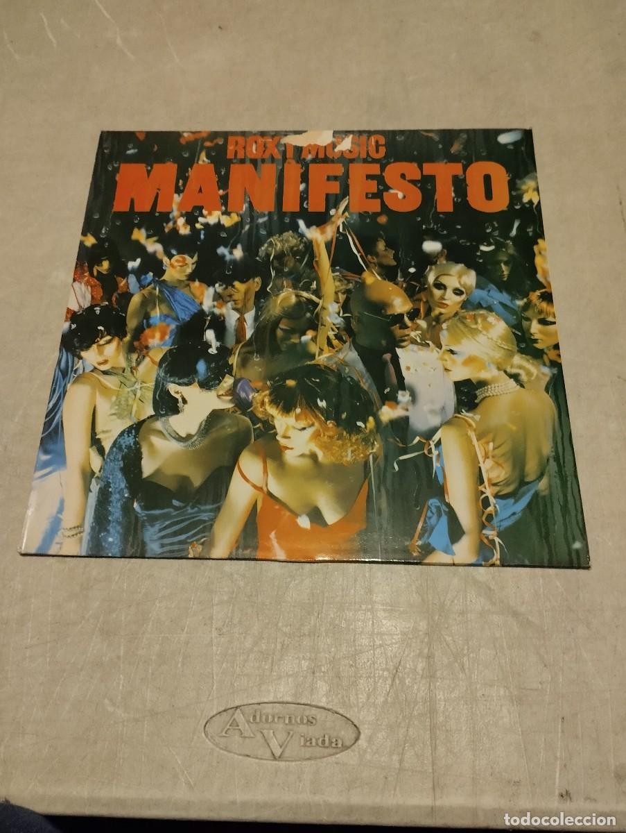 Discos de vinilo: Roxy Music LP Manifesto Esp.1979 - Foto 1