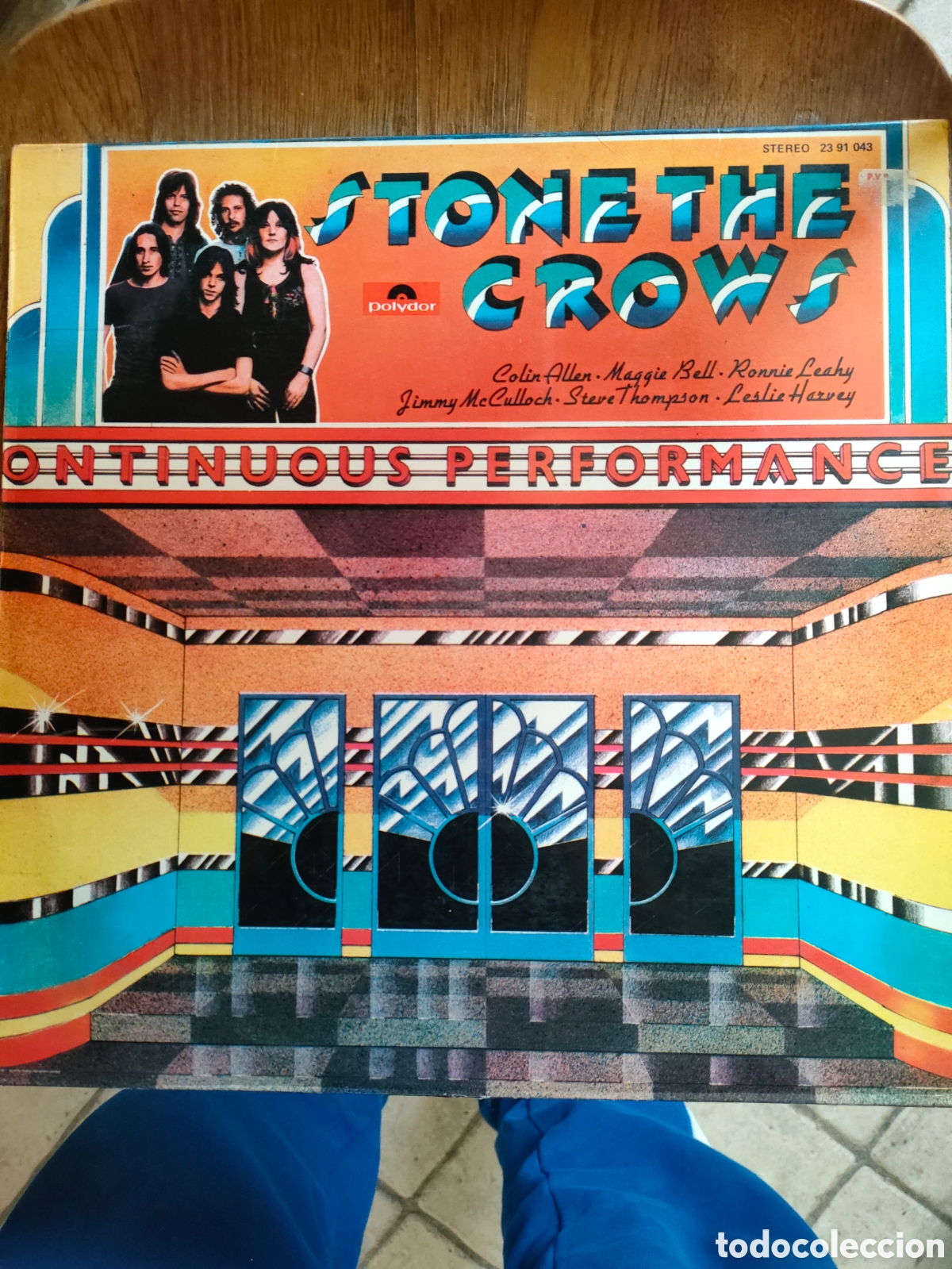 Discos de vinilo: Stone The Crows - Ontinuous Performance - 1972 - Spain - Rock - Foto 1