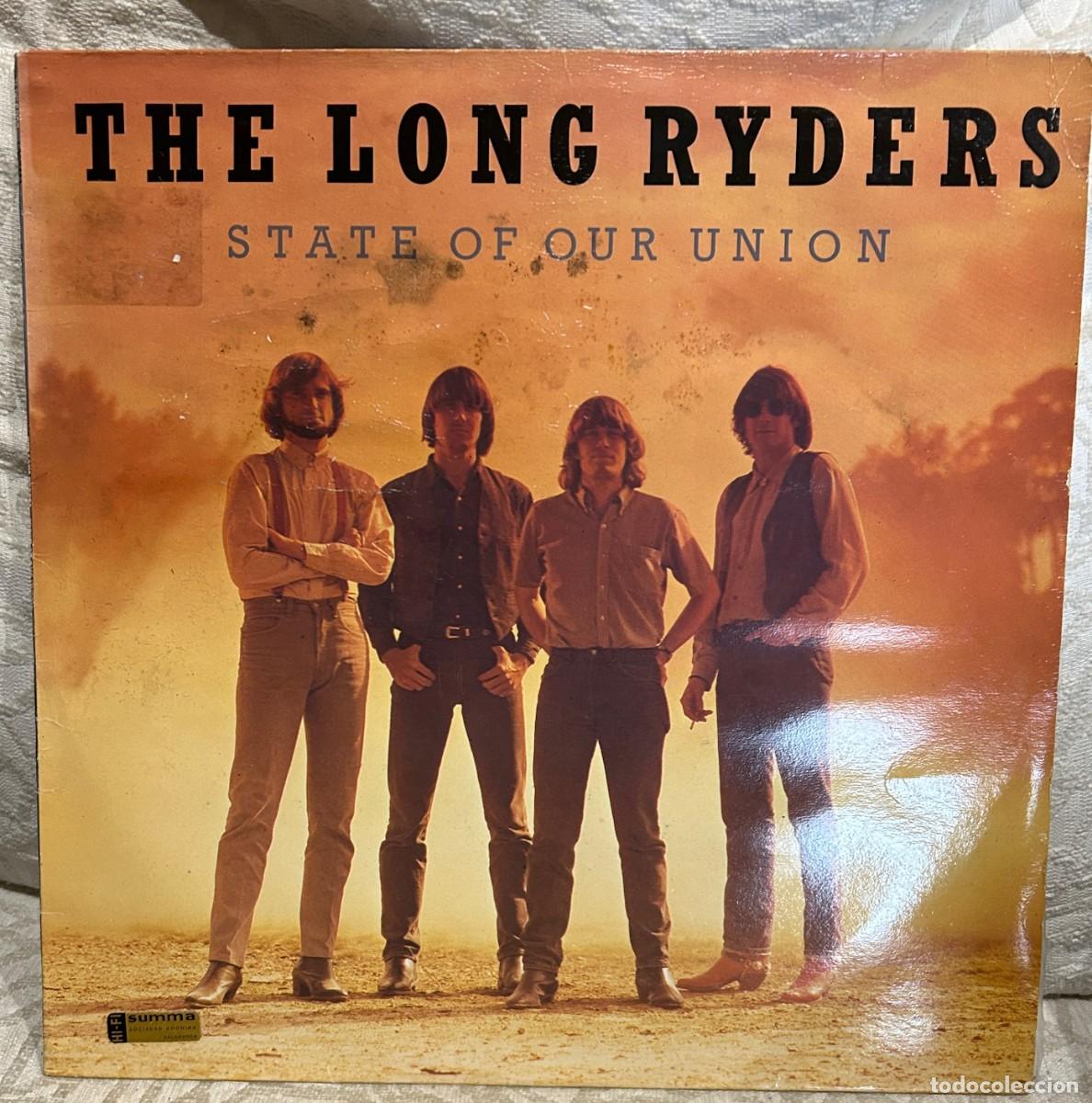 Discos de vinilo: The Long Ryders &lrm;&ndash; State Of Our Union. Disco Vinilo. Estado Vg/VG.1985.R