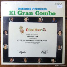 Discos de vinilo: EL GRAN COMBO DE PUERTO RICO - ESTAMOS PRIMEROS - 1970 - EDICIÓN USA, SALSA