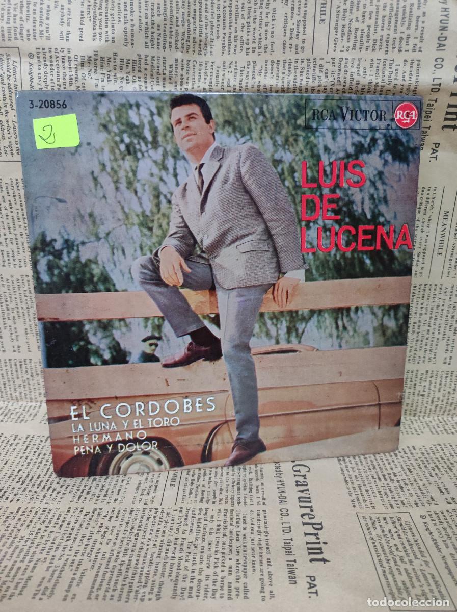 Discos de vinilo: LUIS DE LUCENA EL CORDOBES LA LUNA Y EL TORO - Foto 1