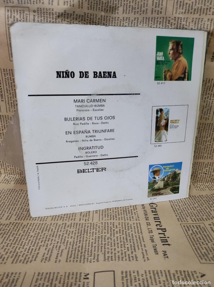 Discos de vinilo: Ni&ntilde;o De Baena &ndash; Mari Carmen - Foto 2