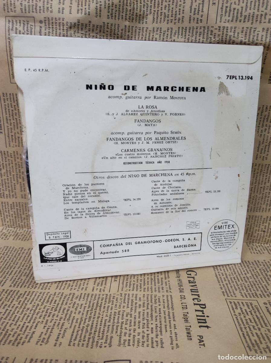 Discos de vinilo: Ni&ntilde;o De Marchena &ndash; Ni&ntilde;o De Marchena - Foto 2