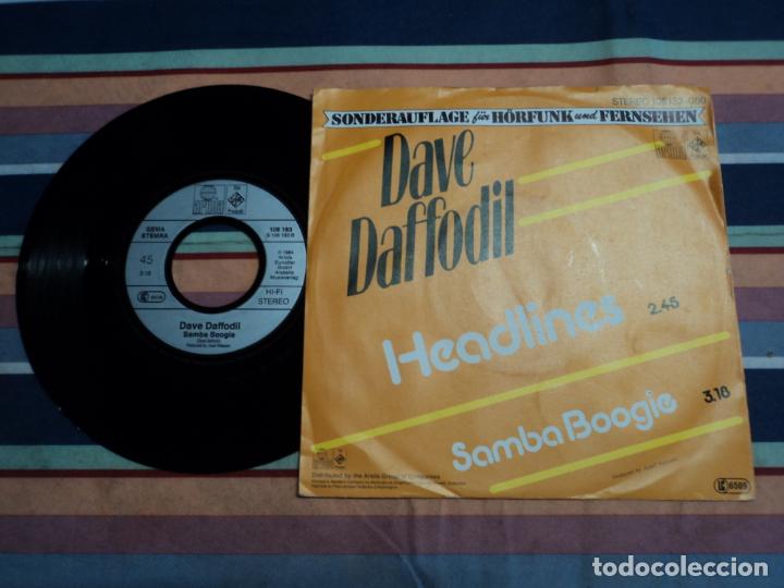 Discos de vinilo: Dave Daffodil &ndash; Headlines / Samba Boogie - Foto 2