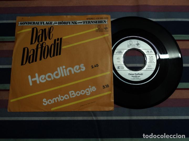 Discos de vinilo: Dave Daffodil &ndash; Headlines / Samba Boogie - Foto 1