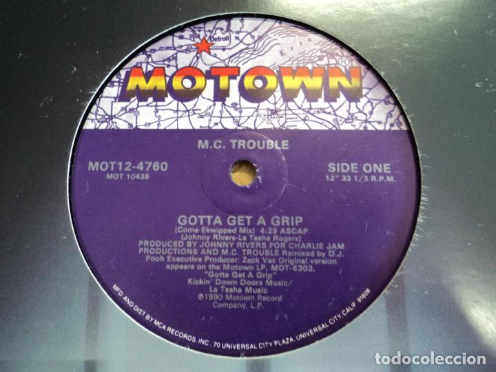 Discos de vinilo: M.C. TROUBLE - GOTTA GET A GRIP - Foto 2